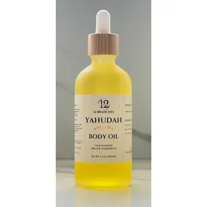 Yahudah Body Oil – Pineapple, Peach & Sweet Musk | 3.4 fl oz