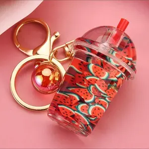 Fruit Liquid Keychains