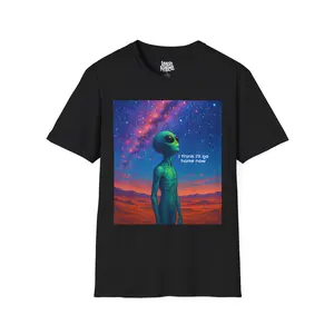 Alien Homecoming Unisex T-Shirt, Extraterrestrial Tee, Space Lover Gift, UFO Shirt, Sci-Fi Apparel