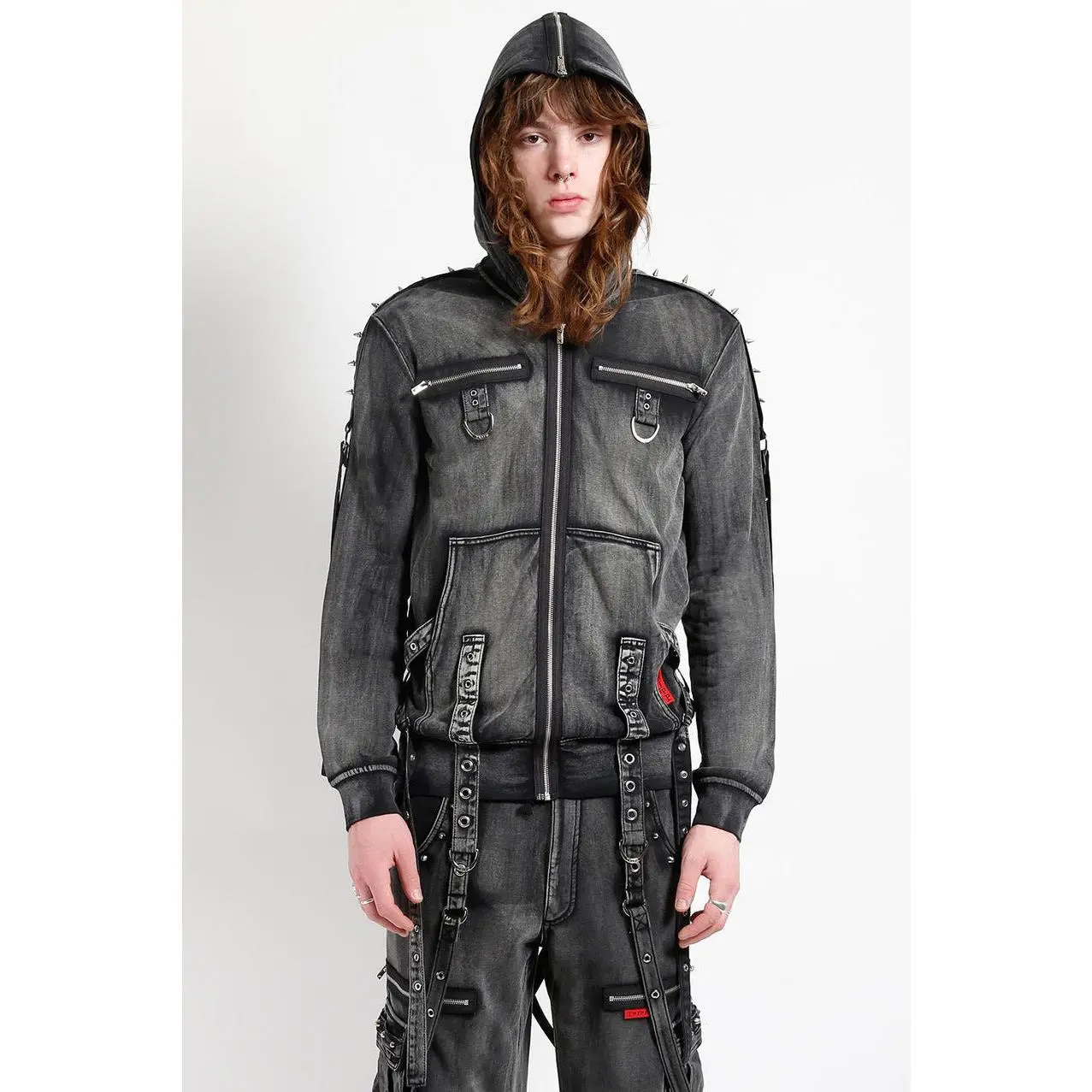 Tripp NYC Monster Fog Hoodie [Black/Mechanical Wash]