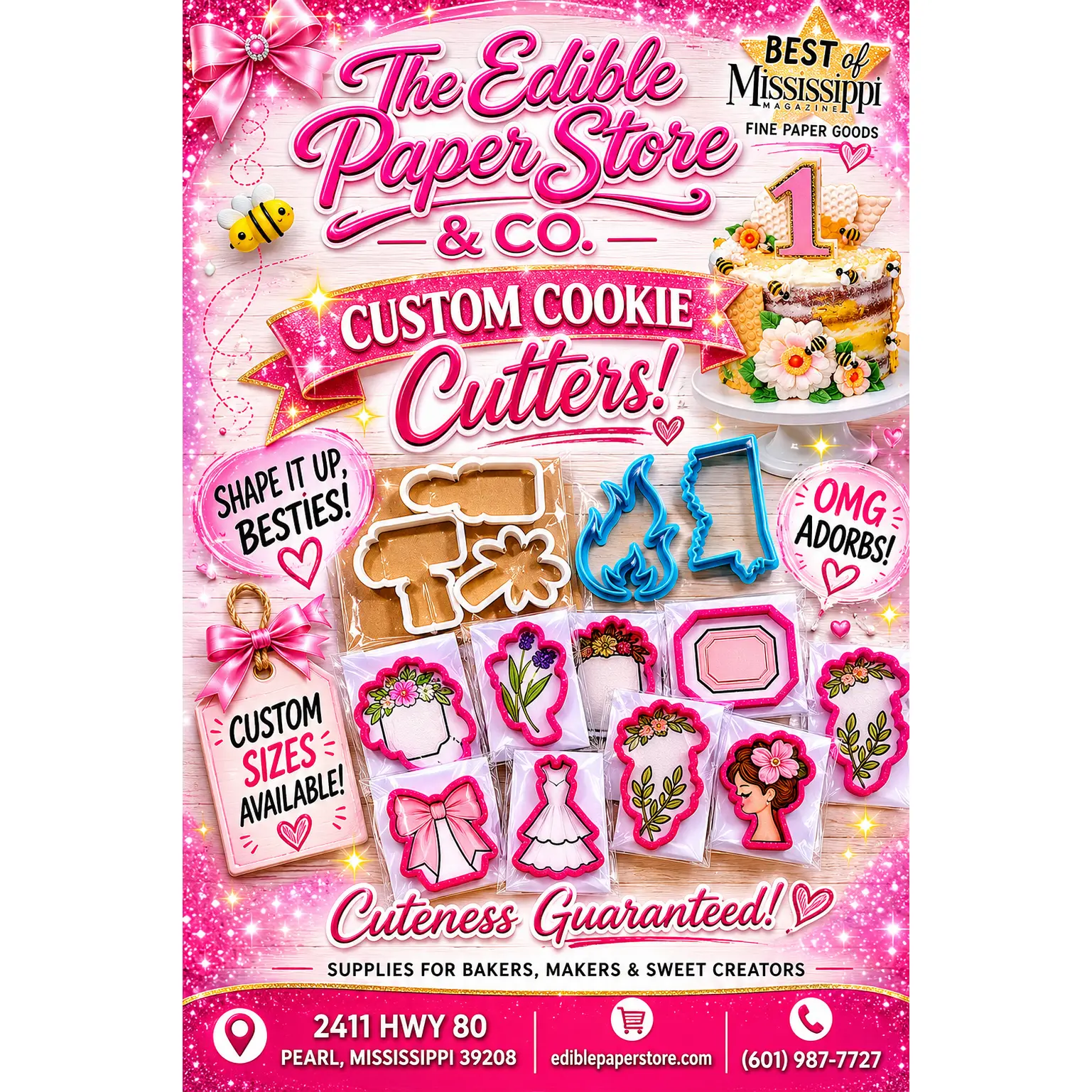 2 Inch Custom Cookie Cutters