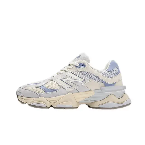New Balance Men's 9060 Chunky Walking Shoes - Pearl Grey with Linen Overlay, Cushioned Sole, Closed-Toe, True-To-Size, Breathable Sneakers for Everyday Wear & Trendy Chunky Look