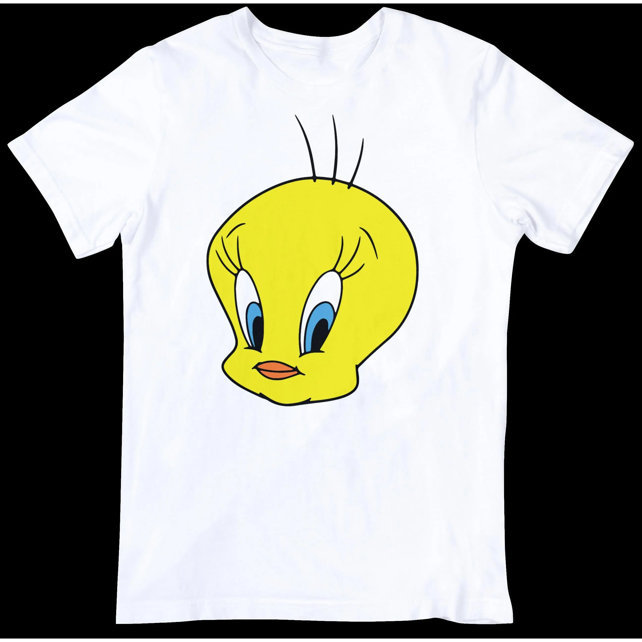 Tweety Bird  gender neutral short sleeved t-shirt. Personalization is available.