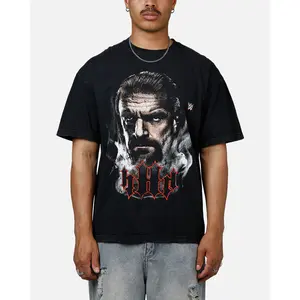 Culture Kings X WWE Triple H Wrestlemania XLI Vintage T-Shirt Black Acidwash