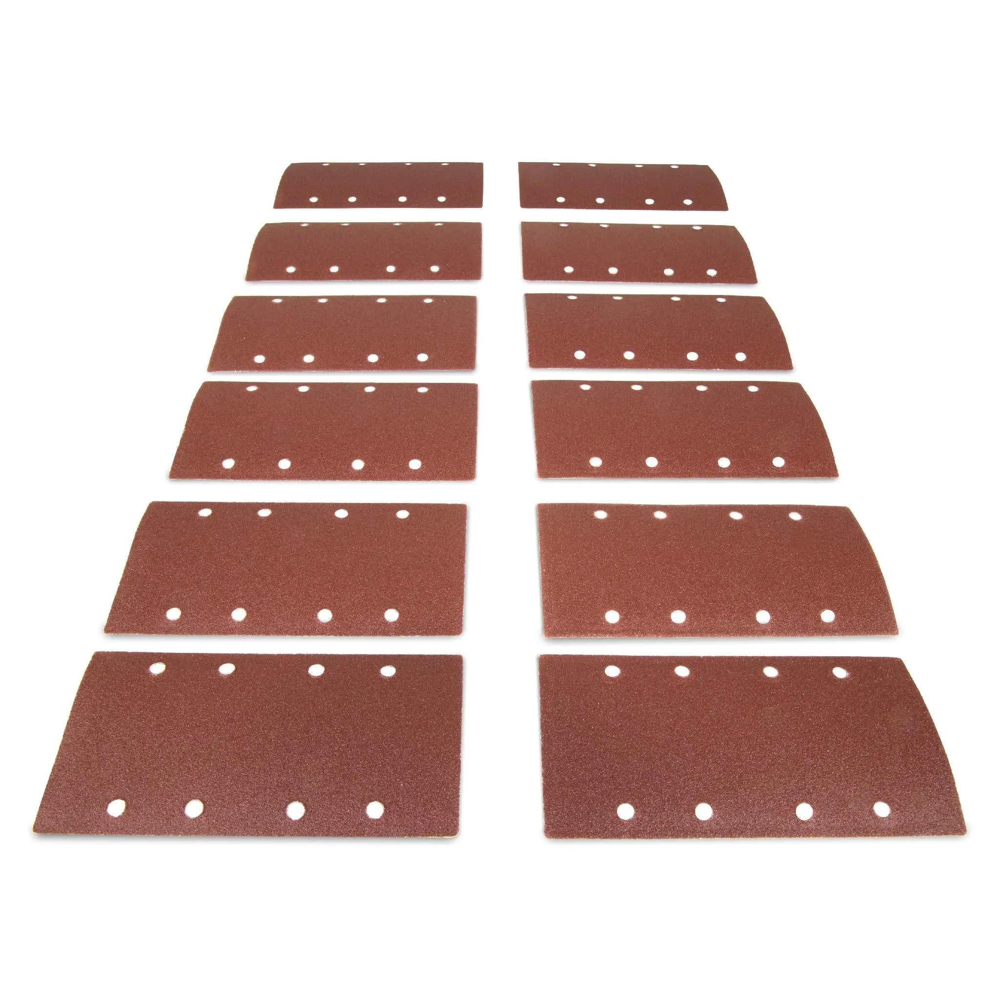 WEN 6313SP 1/3 Sheet Sander Hook-and-Loop Sandpaper Assorted Grits (12-Pack)