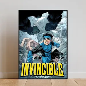 Invincible Poster - High-Quality Superhero Wall Art Unframed Print with Unique Designs - Available in Various Sizes - Premium Print Quality Paper