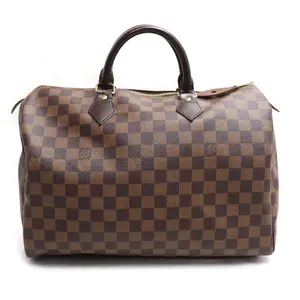 Pre-owned Louis Vuitton Canvas Tote Bags Speedy35 Damier Boston Bag