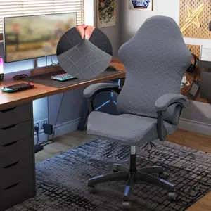 3-Piece Gaming Chair Cover Set, Includes One Chair Cover and Two Armrest Covers, Perfect Gift for Gamers with Adjustable Fit, Soft Texture