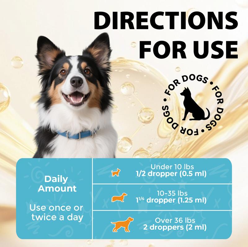 OURCARES Dogs Natural Support Drops - Aids Respiratory Comfort, Urinary Health, Skin Relief & Digestion | Suitable for All Breeds & Ages | 2 Oz