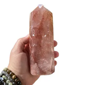 FIRE QUARTZ CRYSTAL TOWER , HOME DECOR