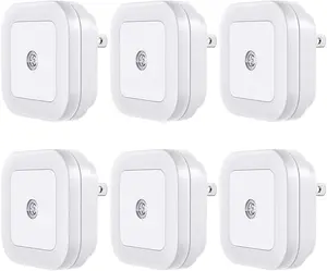 6-Pack Plug-in Night Lights: Auto Sensor, Gentle Glow for Everyday Use