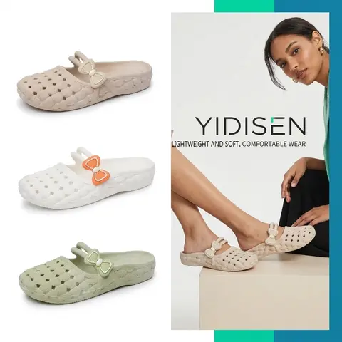Viral Coquette Pearl Bow Clogs | Cloud Cushion Summer Slip-Ons