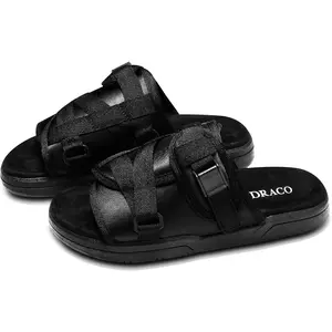 Draco Dracoslides Original Slides for Men and Women, Made from Silk with Adjustable Straps for Wide/Narrow Feet, Sandals with Arch Support & Slip Resistant, Men & Women Footwear DracoSlides