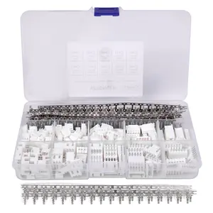 570PCS JST 2.54mm Connector Kit with 2/3/4/5/6 Male and Female Pin Housing Connector Adapter Plug