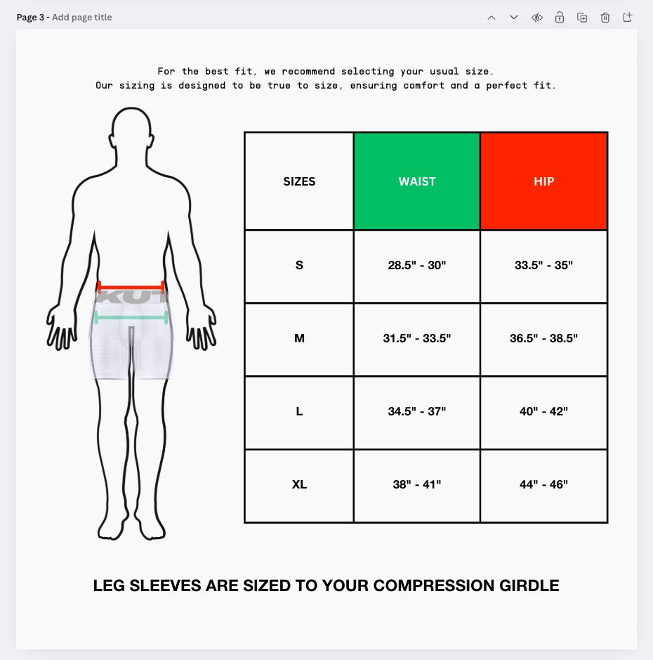 Padded Girdle with Leg Sleeves
