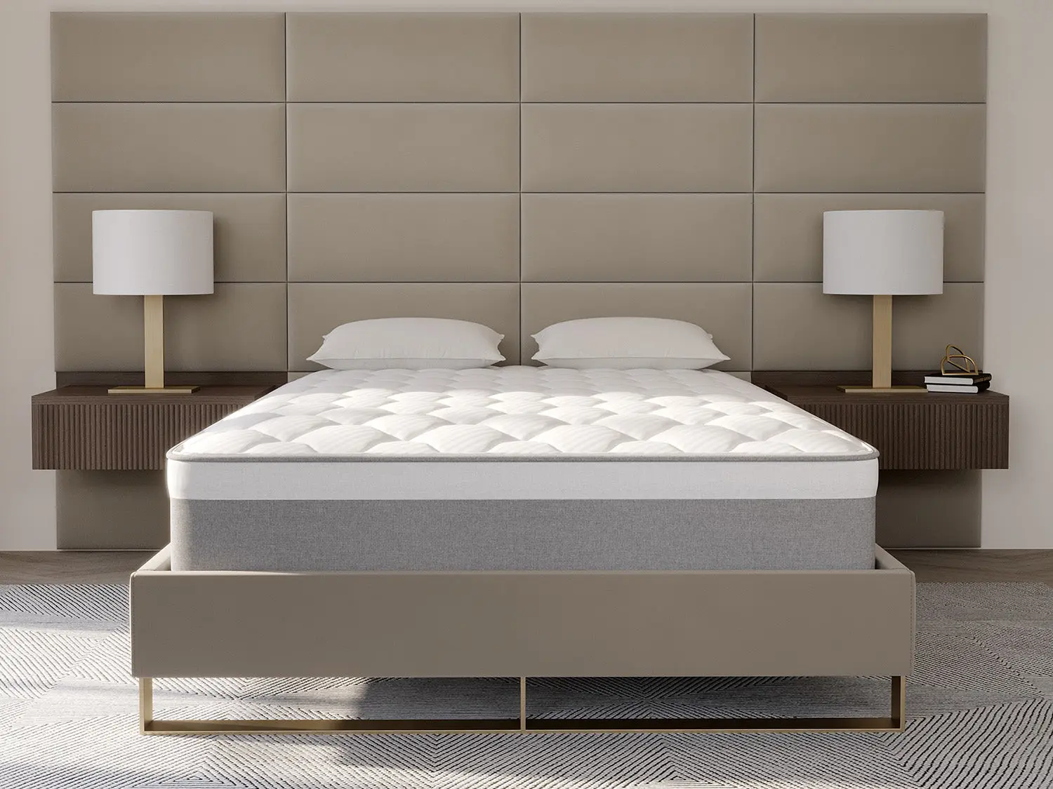 The Vänt Hybrid Mattress - Queen Size, High Quality, Foam-Based, Hybrid Fiberglass-Free, Traditional Style Queen Size Mattress, Queen Size Mattresses, Foam-Based Mattresses