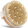 Dry Brushing Body Brush Set - Long Handle Grip Back Brush, Round Scrubber Tool for Bath Dry Brushing Routine, Exfoliating Lymphatic Drainage, Cellulite Care - Beauty & Personal Care Accessory for Adults toolupgrade