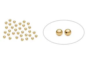 14K Gold Filled Round Beads Seamless 2mm - 100 Pcs (GF520102)