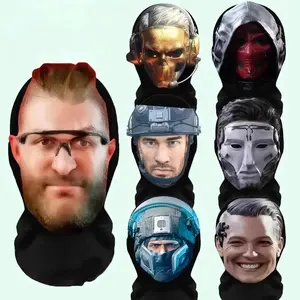 Breathable and washable mesh headgear for e-sports game cosplay, game accessories, party outing outfits, live streaming props