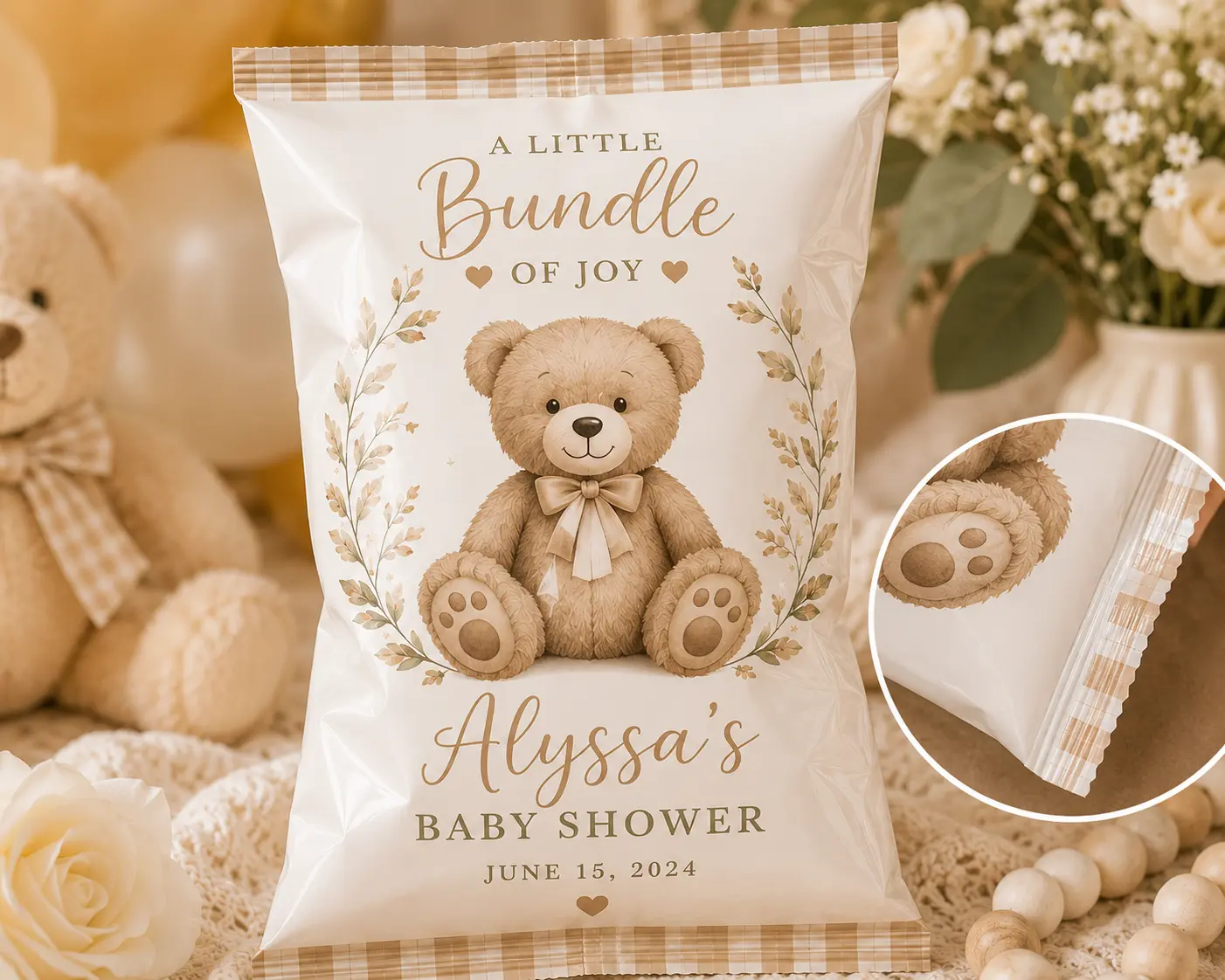 Baby Shower Chip Bags