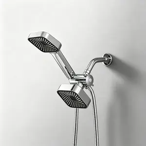 Stop Hating Your Shower! Dual Head High Pressure Rain Shower Head with 3 Spray Modes, Easy Install