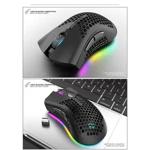 BM600 Rechargeable Wireless RGB Gaming Mouse for PC