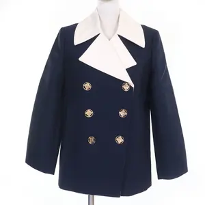 Pre-owned Louis Vuitton Others Small Leather Goods Silk Blend Wool Jacket