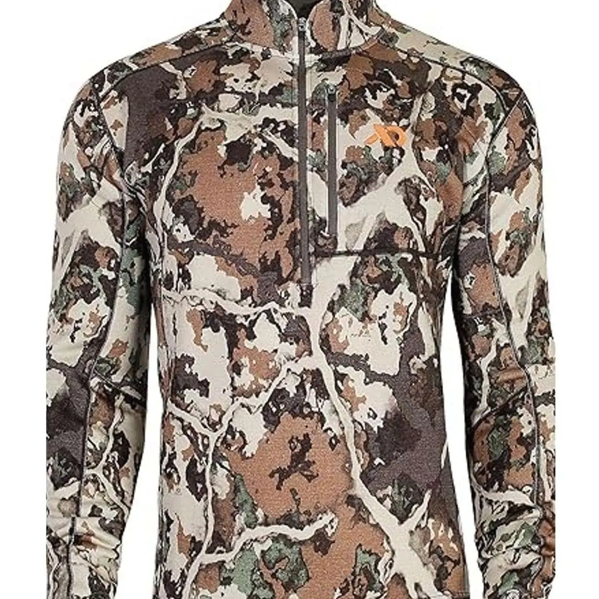 Men's Furnace Quarter Zip - Merino Camo Hunting Long Sleeve, Insulated Midlayer, Hunting Gear For Men 4 KD7