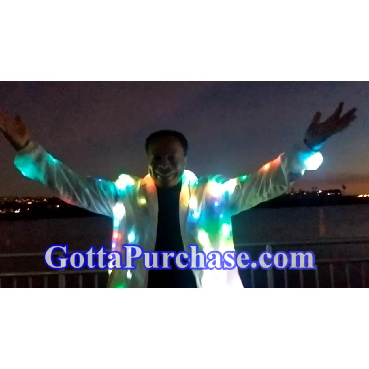 LED Party Jacket That Lights of Up and Flashes! Buy Now!