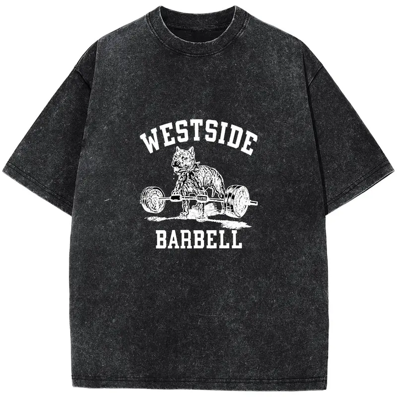 Vintage Oversized Gym & Fitness Cotton Tee Westside Inspired Loose Fit Crewneck, Soft Washed Comfort for Casual Workouts, Streetwear Style holiday  party  outfits