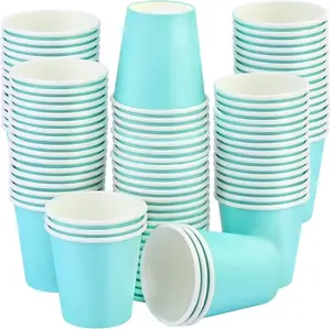 100 Pack Disposable Cups 3 Oz Paper Cups Espresso Cups Disposable Bathroom Cups Cups for Mouthwash, Snack. Hand