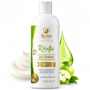 Brazilian Keratin Treatment Formaldehyde Free Kachita Spell Hair Straighteners No Formol Made in USA Haircare keratina anti-allergenic