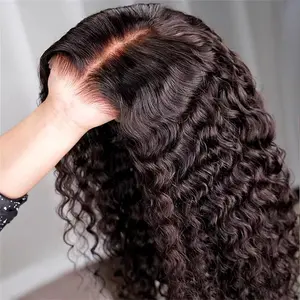 Keiyet Glueless 13x6 HD Lace Frontal Wig Human Hair Kinky Curly Brazilian 7x5 HD Lace Closure Wigs For Black Women Pre Plucked