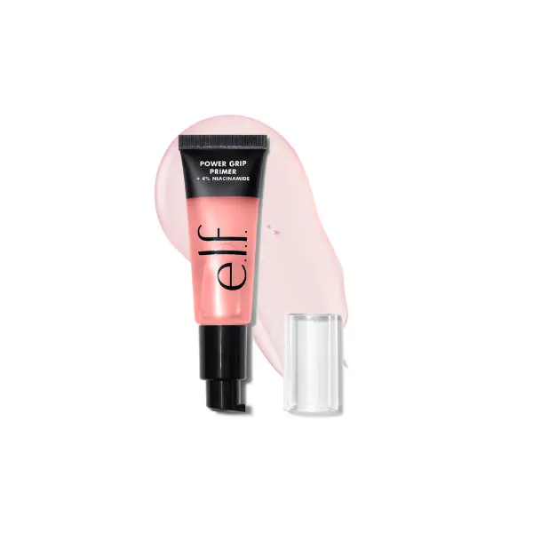 e.l.f. Power Grip Primer + 4% Niacinamide - Makeup Primer Brightens & Evens Skin Tone, Long-Lasting Grip, Dewy Glow, Non-Comedogenic, 2 Sizes