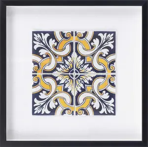 Mazgirt Majestic Black Frame Wall Art Piece