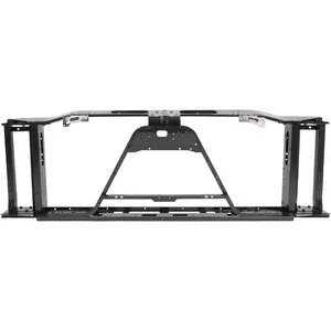 Radiator Core Support Compatible with 2007-2009 Chevrolet Silverado GMC Sierra 1500 Replacement for GM1225252 20840497 Steel Black Radiator Support Assembly