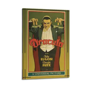 Dracula Canvas Painting Oil Painting Wall Art Canvas Poster Decorative Painting Corridor Decoration Home Ornaments Photo Artistic Room Print