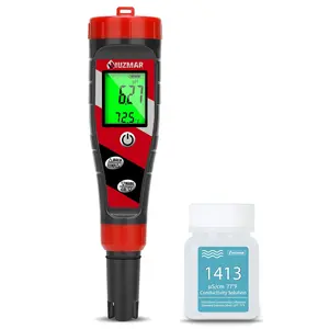 pH meter for hydroponic water supplies — pH up/down tester, digital PPM meter, and EC meter combo for home growers — accurate pH tester and TDS/EC reader for hydroponics
