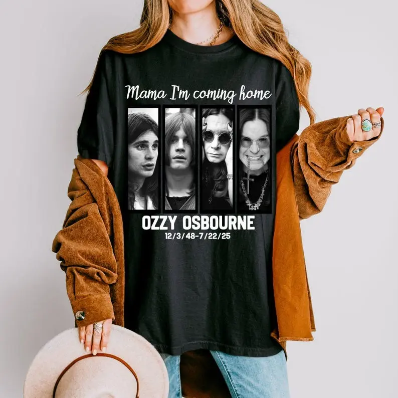 Ozzy Osbourne Shirt, No More Tour Shirt, Mama I'm Coming Home, RIP Ozzy Shirt, Ozzy Memorial Tee, Prince of Darkness