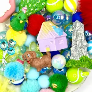 Up & Away (NEW), Colorful Beadable Pen Beads Mix for DIY Pens Keychains Phone Chains Sun Catchers Car Hangers and Jewelry and other DIY