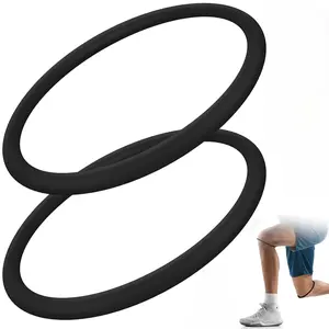 Silicone Patellar Tendon Support Strap for Knee Pain Relief Patella Stabilizer Brace for Hiking Soccer Basketball 2Pcs