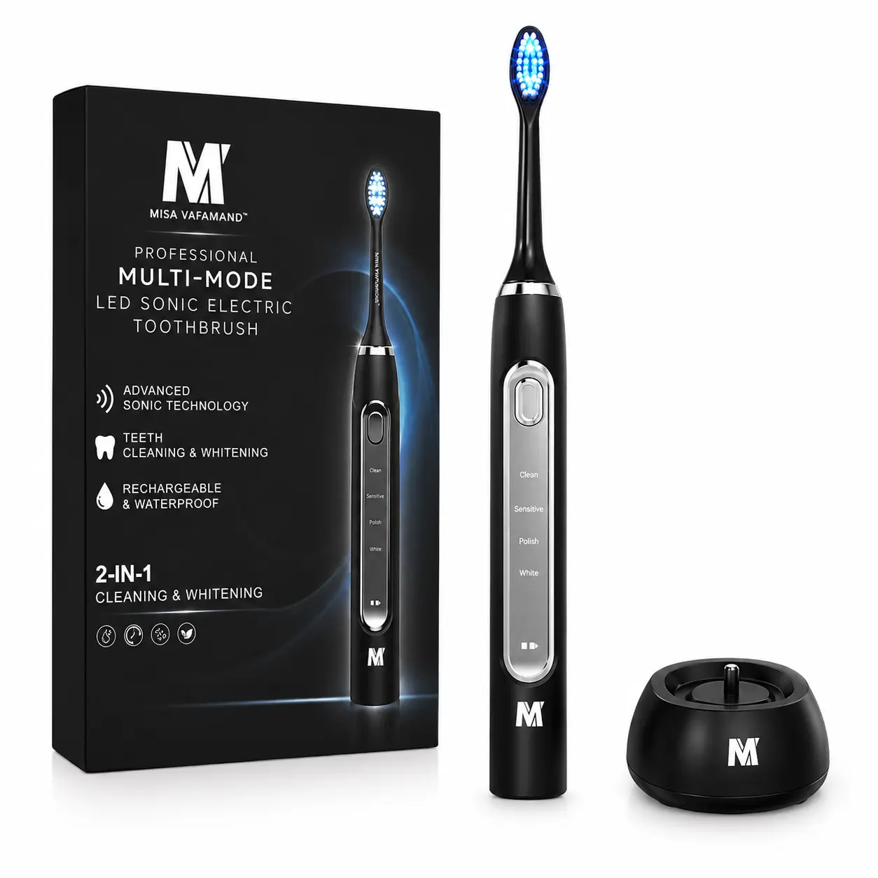 MISA VAFAMAND Multi-Mode LED Sonic Electric Toothbrus