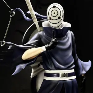 Anime Figure Uchiha Obito Action Figures double headed Statue PVC Collection Model Desktop Ornament Birthday Toys Gift