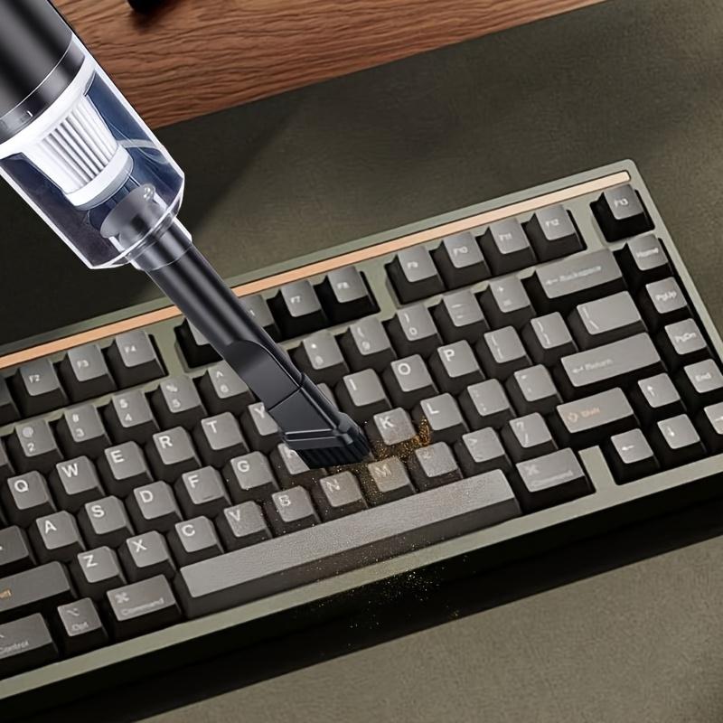 Multifunctional Wireless Charging Vacuum Cleaner, Large Suction Power, Wireless Power Supply, Suitable for Computer Cleaning, Household Cleaning, Cleaning, Valentine's Day And New Year's Gift