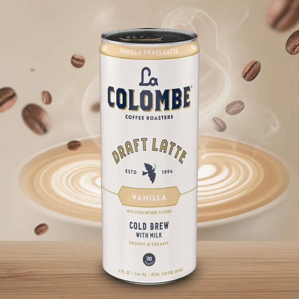 La Colombe, Latte Draft Vanilla, 9 Fl Oz, 4 Pack