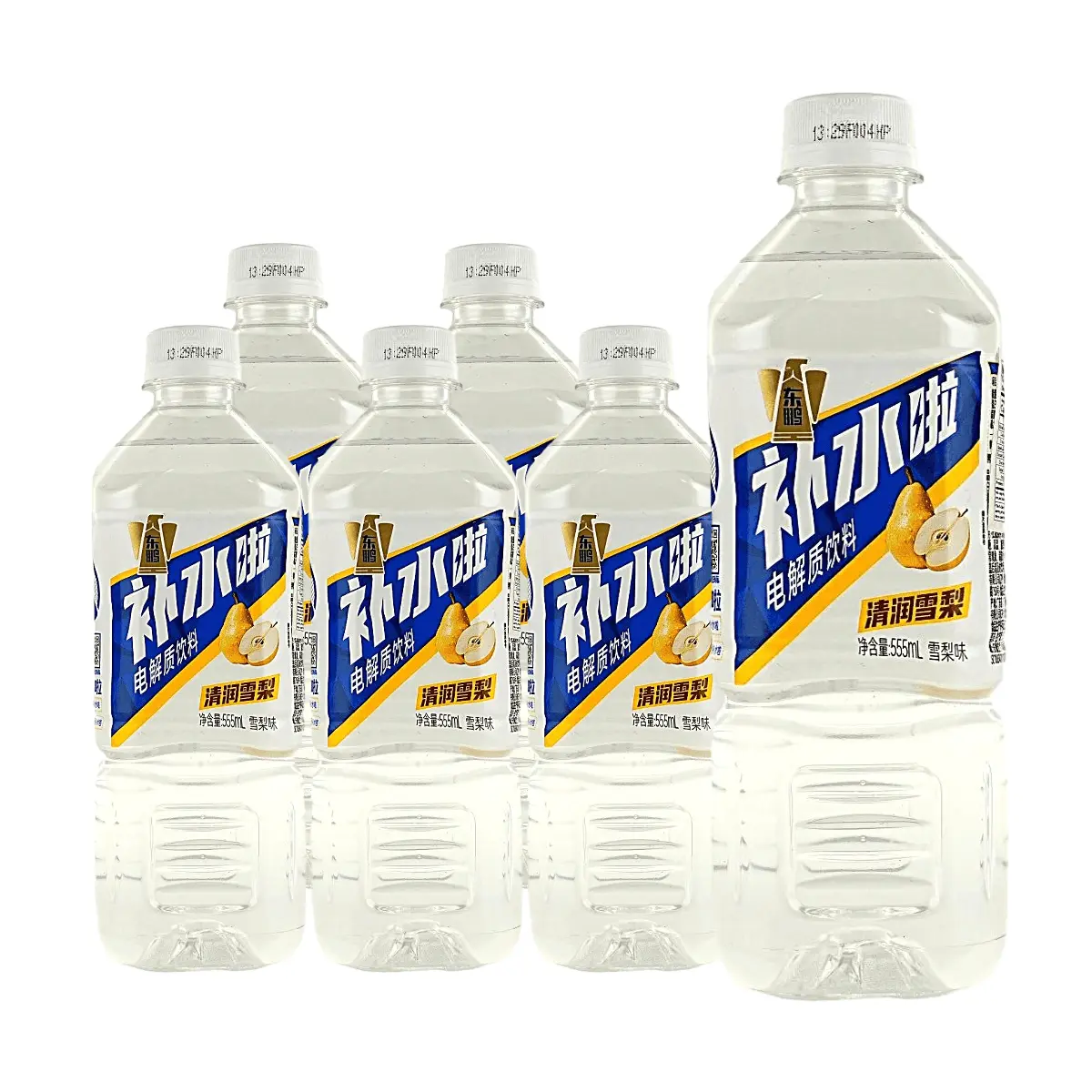 EASTROC Dongpeng Electrolyte Water - Hydrating Pear Flavor 555ml x 6 Pack - "Xue Ji Che" Official Drink