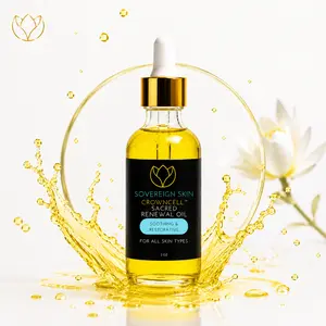 Sovereign Skin CrownCell Sacred Renewal Oil – Luxurious Restorative Facial Oil for Deep Nourishment, Calm, and Radiant Skin
