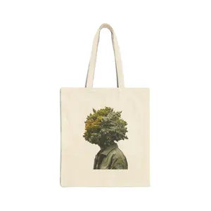 Eco-Friendly Weed Head |Tote Bag, Farmers Market Shopping Bag, Cute Beach Day Tulle Design, Gift for her, Let's Keep It Tulle, Cannabis Tote
