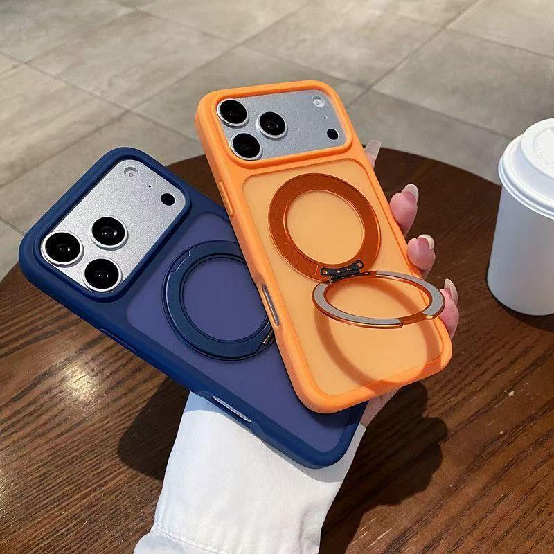 360° Rotatable Magnetic Kickstand Case for iPhone 17 16 15 14 13 12 Pro Max Plus, Skin-Friendly Matte Finish, Large Cutout Design, Shockproof Full Body Protective Phone Cover Perfect Gift for Her/Him 360° Rotatable Magnetic Kickstand Case for iPhone 17 16 15 14 13 12 Pro Max Plus, Skin-Friendly Matte Finish, Large Cutout Design, Shockproof Full Body Protective Phone Cover Perfect Gift for Her/Him