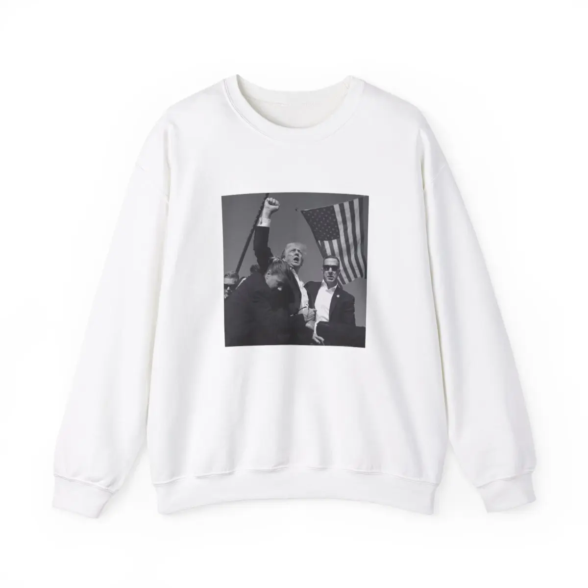 Trump Triumph Sweatshirt - Inspirational Political Apparel, Iconic Trump Moment Casual Menswear Big Medium Small Sweaters Tops